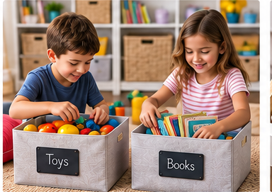 How to Organize With Kids Without Doing All the Work Yourself