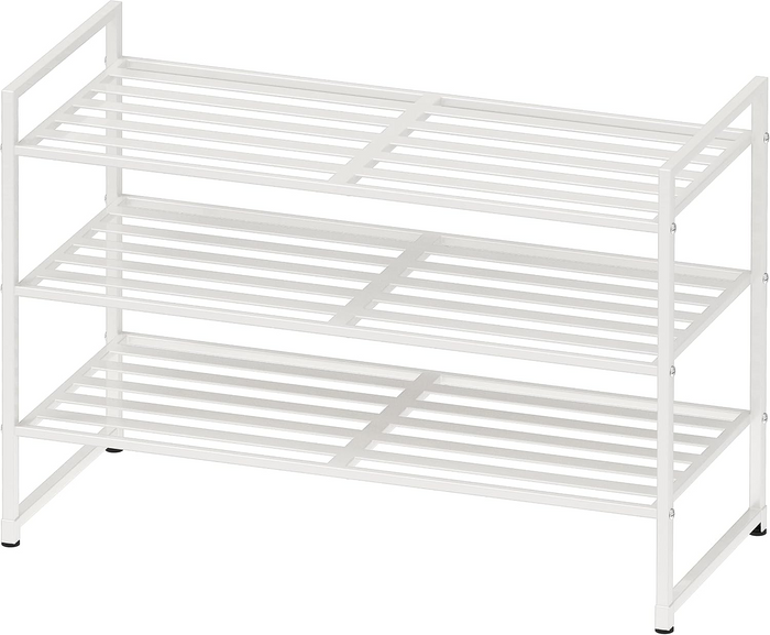 Simple Houseware Stackable 3-Tier Metal Shoe Rack